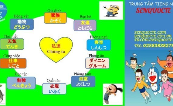 Từ vựng tiếng Nhật chủ đề cuộc sông quanh ta